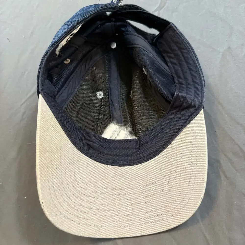 Adidas Youth Baseball Cap Navy White Logo Adjustable Strapback Hat